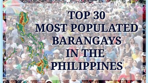 Top 10 Most Populous Barangays in the Philippines (2007.